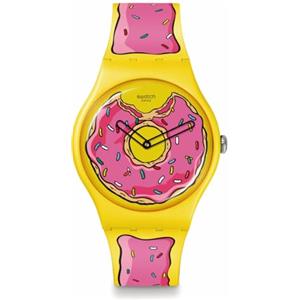 Swatch - Orologio in plastic. oro-oro-giallo