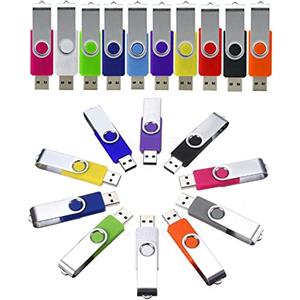 通用 Commercio all'ingrosso/lot/Bulk - 5/10/20 Pack (16MB-64GB) Chiavetta USB 2.0 Memory Stick di archiviazione dati Thumb Pen Fold U Disk (128 MB, 5 pezzi)