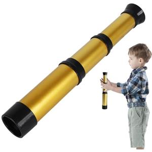 Generico Giocattolo telescopio - Mini cannocchiale pieghevole, telescopio portatile impermeabile, giocattolo monoculare pirata retrattile, giocattoli per bambini, escursioni e viaggi | Mini telescopi portatili