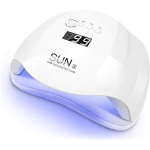 openspaceshop Lampada Unghie UV 36 LED Professionale con 5 Timer da 48W / 54W. Forno ideale per il Manicure e Pedicure con Sensore Movimento e base staccabile. Fornetto UV asciuga Smalto Semipermanente e Gel