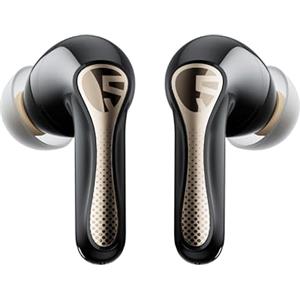 SoundPEATS Air5 Pro+ Cuffie Wireless, Driver Ibrido xMEMS e 10mm, ANC 55dB, 6 Mic, Tecnologia Qualcomm Snapdragon Sound, Hi-Res Audio LDAC/aptX Lossless/LC3, Multiconnessione, IPX5, App