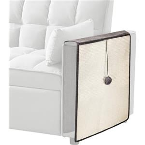 Nobleza Tappeto Tiragraffi per Gatti Divano, Poltrona Tappeto Tiragraffi in Sisal per Unghie Gatto Protezione Bracciolo, Proteggi angolo divano