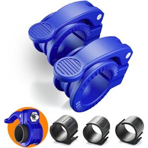 ZY-HUAN Mini morsetti per bilanciere, dimensioni regolabili, 30 mm, 28 mm, 25 mm, 23 mm, chiusura rapida per crossfit, allenamento professionale (blu)