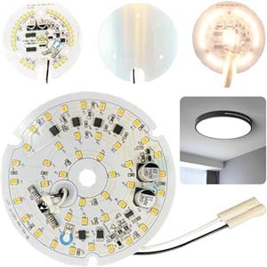 Kexpery Kit di ristrutturazione ventilatore da soffitto dimmerabile 18 W 1530 lm 3000 K/4000 K/6500 K Plafoniera da soffitto 3,94 pollici Pannello di ricambio luce LED per venti