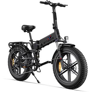 ENGWE ENGINE X Bici Elettrica Pieghevole 250W E-Bike Adulto | 20 × 4.0 Fat Tire Bicicletta Elettrica | 48V 13AH Range 120KM | Sospensione Completa | 7 Velocità Crociera Urbana