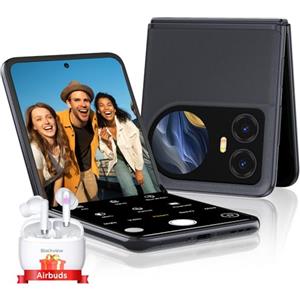 Blackview Hero 10 Smartphone Pieghevole, 36GB+256GB Helio G99, 6.9 FHD+ 120Hz Amoled Display Flessibile, 108MP+32MP(IOS PRO), 45W/4000mAh, Fingerprint/NFC/Dual SIM/Bluetooth 5.2/L1 GPS