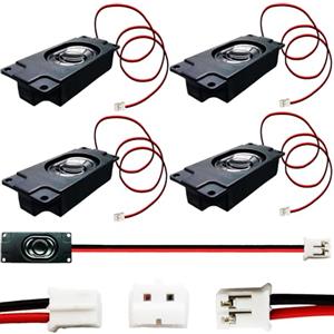 CTRICALVER Micro Altoparlanti, Altoparlanti Portatili con interfaccia JST-PH2.0 2PIN, 3 WATT 8 OHM altoparlante fai-da-te adatto per una varietà di piccoli prodotti elettronici intelligenti (4 pezzi)