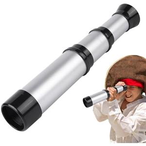 Generico Giocattolo telescopio - Mini cannocchiale pieghevole, telescopio portatile impermeabile, giocattolo monoculare pirata retrattile, giocattoli per bambini, escursioni e viaggi | Mini telescopi portatili