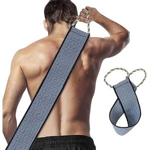 Guyode Spazzola Schiena Doccia, Lavaschiena per Doccia Massaggio Della Schiena, Guanto Esfoliante Corpo, Spazzola Esfoliante Corpo Unisex, Salvietta Esfoliante Doccia, Migliora la Pelle (Grigio)