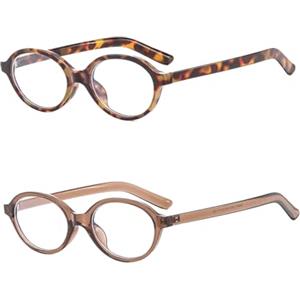 YAMEIZE Ovali Occhiali Luce Blu Uomo - Donna Retrò Occhiali Anti Luce Blu Occhiali Filtro Luce Blu Occhiali