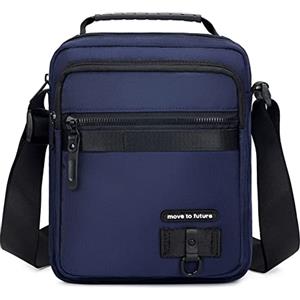ZAICCI Borsello Uomo Tracolla Piccolo Borsa a Spalla da Uomo Impermeabile Borsellino Marsupio Tracolla Casuale (Blu)