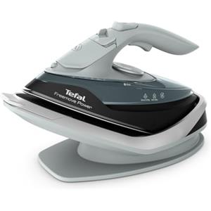 Tefal Freemove Power FV6670E0 - Ferro da stiro a vapore senza fili, 2600 Watt, quantità di vapore 40 g/min, colpo di vapore 220 g/min, serbatoio dell'acqua da 250 ml, auto-off, suola in ceramica