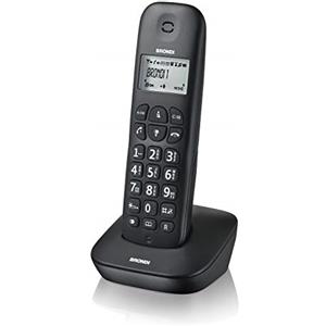 BRONDI Gala Telefono Cordless, 1880 Mhz/ 1900 Mhz, Nero