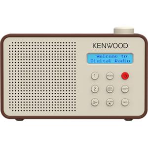 KENWOOD CR-M25DAB Radiosveglia DAB+/FM con ASA, Bluetooth 5.3, Dual Alarm, Sleep Timer, batteria Li-ion, 30 preset, jack 3,5 mm - Mocca