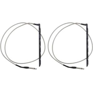 YINETTECH Pickup piezoelettrico ad alta sensibilità sotto la sella per pickup per chitarra acustica a 6 corde e 12 corde, 2 pezzi