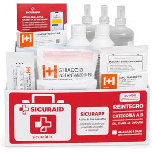 SICURAID Kit Reintegro Cassetta Pronto Soccorso Allegato 1 3+ Dipendenti