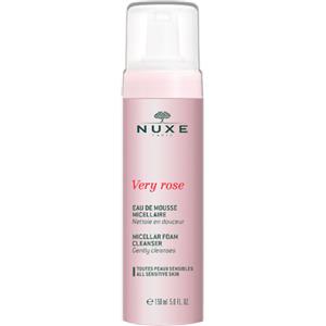 Nuxe Very Rose Mousse Leggera Detergente Viso 150 ml - Deterge e Lenisce senza Seccare