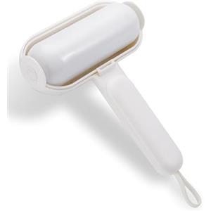 GWJX Rullo levapelucchi riutilizzabile, adesivo lavabile, portatile, per rimuovere i peli di animali, compatto, portatile, per vestiti, viaggi, casa （bianco)