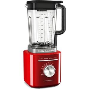 KitchenAid 5KSB20723EER Frullatore Pure Power, Motore Potente con Caraffa da 2L Senza BPA, 10 Velocità, Programmi Tritaghiaccio e Smoothie, Lame Asimmetriche Inox, Rosso Imperiale