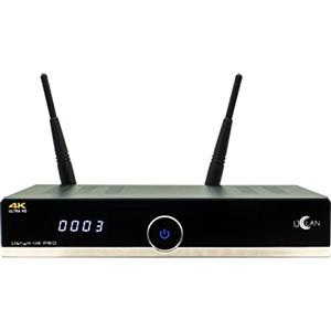 uClan Decoder Enigma 2 Uclan Ustym 4K Pro Combo DVB-S2X+DVB-T2/C Wifi Multistream