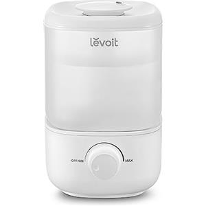 Levoit Umidificatore Ambiente Bambini, fino a 25 Ore, Umidificatore Silenzioso da 23 dB per Camera da Letto, Top Fill Umidificatore con Ugello a 360° per Piante, Spegnimento Automatico, 17W