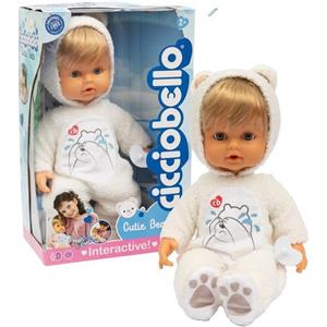 Giochi Preziosi Cicciobello Cutie Bear - Bambolotto Interattivo con Tutina Orsetto