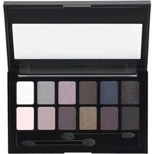 Maybelline New York The Rock Nudes Palette Ombretti, 12 Colori dalle Nuance Perlate Chiare e Scure Shimmer