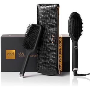 Ghd glide gift set - spazzola lisciante, pochette e spazzola capelli
