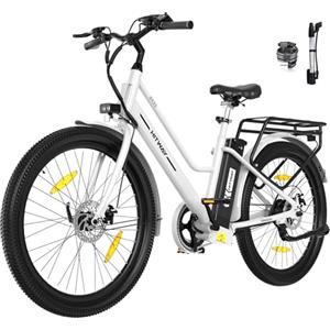 HITWAY Bicicletta Elettrica 27,5, Bici Elettrica Mountain Bike,E-Bike City per Uomo/Donna,Motore 250W 36V13Ah batteria al litio estraibile, fino a 50-100 km,APP