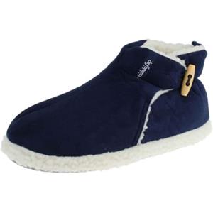 de fonseca Pantofole Stivaletto con Elastico Uomo in Tinta Unita, in Similvelluto, TPR Rinfozata, Ciabatta da Casa