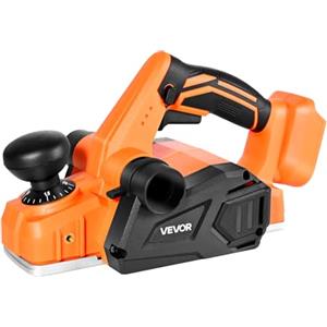 VEVOR Pialla Manuale per Lavorazione del Legno Larghezza di Taglio 82 mm, Pialla Elettrica Manuale per Legno da 15000 giri/min, Profondità di Taglio Regolabile per la Lavorazione del Legno