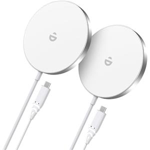 RoRoSkin Caricabatteria wireless da 15 W, magnetico, per iPhone 17 16 15 14 13 12 Pro MAX/Air/Plus/Pro Series