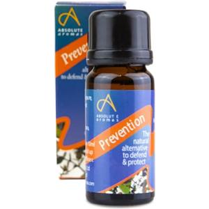 Absolute Aromas Miscela di Oli Essenziali Prevention 10 ml con 100% Oli Essenziali Puri e Naturali di Tea Tree, Cajeput, Ravensara e altri - per Difendere e Proteggerete Aromas Essential Oil Blend 10ml (Prevention)