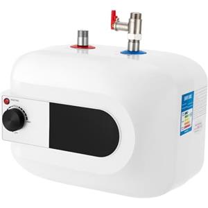 Zoobotanica 6 L Mini Scaldabagno Elettrico, 1500 W 220 V Scaldacqua Elettrico Istantaneo,Temperatura 30-65℃, Sottolavello Scaldabagno per Cucina, Bagno, Hotel E Ristoranti