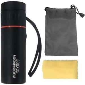 Generico Telescopio Monoculare, Dimensioni Compatte Ad Alta Potenza, 500x25, Telescopio HD Portatile Portatile, Cannocchiale Di Ingrandimento Per Attrezzatura Da Esterno, Design A Visione Chiara, Per Escursion