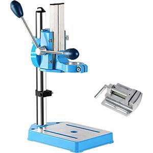 Generic Supporto regolabile per trapano a colonna con morsa, staffa per trapano elettrico, pressa da banco multifunzionale, base in ghisa, mandrino girevole, strumento di precisione per la lavorazione del