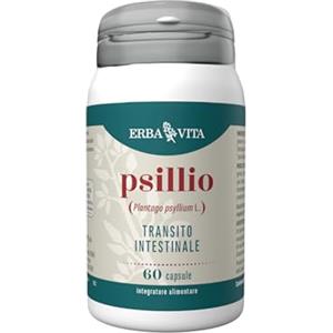 ERBA VITA Integratore Alimentare Di Psillio - 60 Capsule