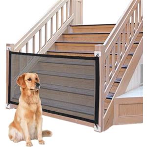 SagaSave Rete di barriera per animali domestici, cancelletto di sicurezza per bambini, rete di isolamento per cani, gatti, bambini, 110 x 72 cm