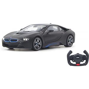 JAMARA 404570 - BMW I8, Scala 1:14, Porta Telecomandata, Nera