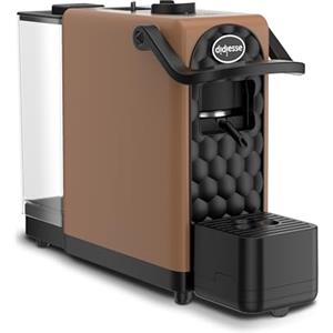Didiesse Macchina Caffè Cialde, Macchina Espresso DarkSide - Caffè Intenso e Aromatico senza rinunciare a Praticità e Design, Serbatoio 1.3 L, Basso Consumo (650W), Compatta e Leggera - Colore Bronzo
