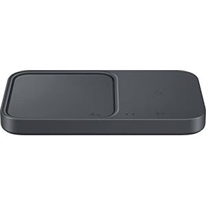 Samsung Wireless Charger Duo 15W Fast Charging 2.0 con Caricabatterie 25W, Grigio scuro