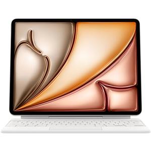 Apple Magic Keyboard per iPad Air 13'' (M3) e iPad Air 13'' (M2), comodissima per scrivere e con trackpad integrato, Tedesco - Bianco