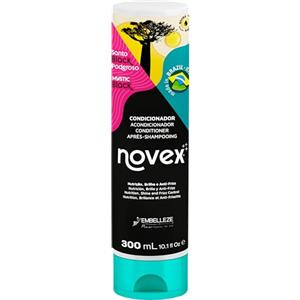 Novex Balsamo Mystic Black Arricchito con Oli di Ricino e Baobab, Idrata e Aiuta a Controllare il Crespo e le Doppie Punte, Adatto a tutti i Tipi di Capelli 300 ml