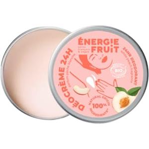 ENERGIE FRUIT | Deodorante crema 48 ore | Fragranza Pesca | BIO certificato da ECOCERT