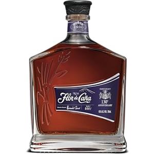 Flor de Caña Anniversario, Rum Scuro, Senza Zuccheri Aggiunti, Bottiglia da 700ml