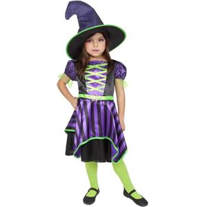 Rubie's Rubies Costume Strega Cuqui per bambina, Vestito e cappello, Licenza Ufficiale, Stregas, Witches per Halloween, Cosplay e Carnevale