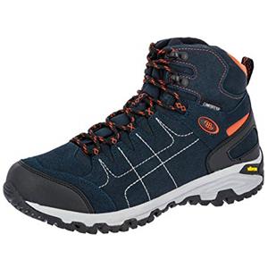 Brütting Mount Shasta High, Scarpe da Arrampicata Alta, Unisex - Adulto, Blu (Marino/Arancione), 42 EU