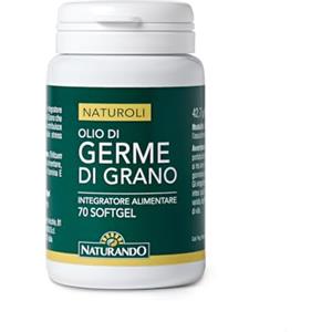 Naturando Olio di Germe di Grano 70 Perle per il Metabolismo dei Lipidi