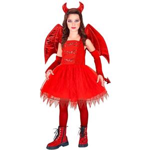 W WIDMANN MILANO Party Fashion - costume bambino diavolo, vestito, inferno, demone, costume Halloween