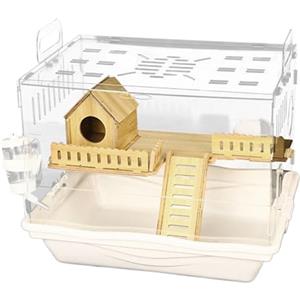 Generico Habitat Per Piccoli Animali: Recinto Trasparente Per Criceti, Scatola Per Gerbilli, Gabbia Portatile Per Roditori, Casa Ventilata Per Animali Domestici, Spaziosi Per Parchi Giochi